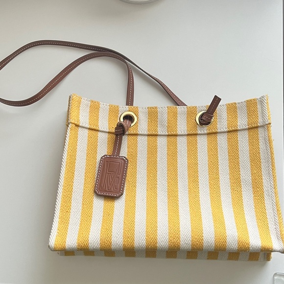 Rue de Verneuil Francoise Striped Shoulder Bag - Picture 1 of 9